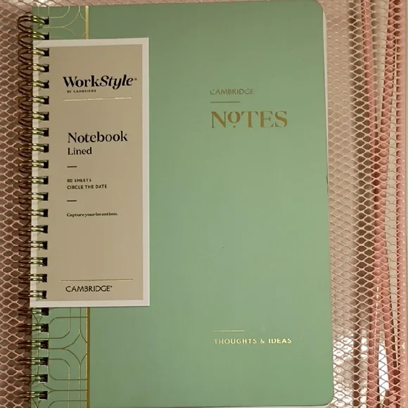 Cambridge Green Spiral Notebook - Picture 1 of 2